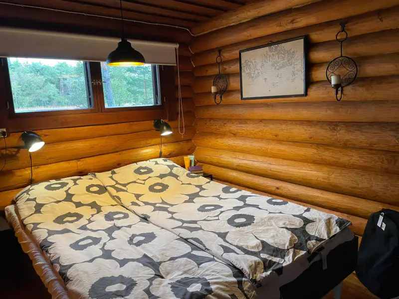 Chalet en rondins ~68 m² (1971) + sauna, 80 m de rive mer et eau privée 5 800 m² — Koelsuu / Kustavi — 13