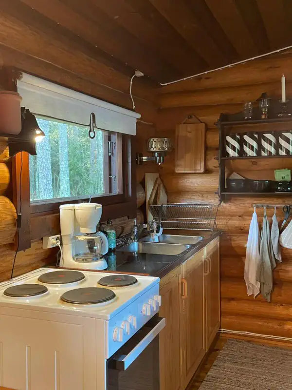 Chalet en rondins ~68 m² (1971) + sauna, 80 m de rive mer et eau privée 5 800 m² — Koelsuu / Kustavi — 10