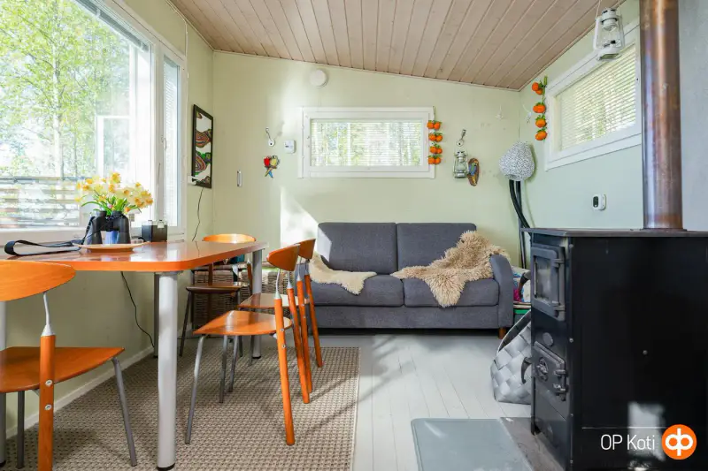 Saunamökki off-grid Kiitämä 1,48 ha + 160 m rive — Kuusamo — 9
