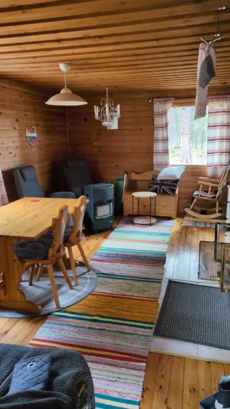 Mökki ~38 m² (1972) + rantasauna, 13,3 ha péninsule, Pikku-Muojärvi — Kuusamo — 13