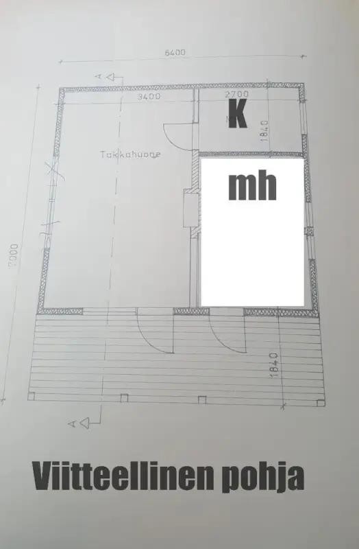 Mökki ~38 m² (1972) + rantasauna, 13,3 ha péninsule, Pikku-Muojärvi — Kuusamo — 12
