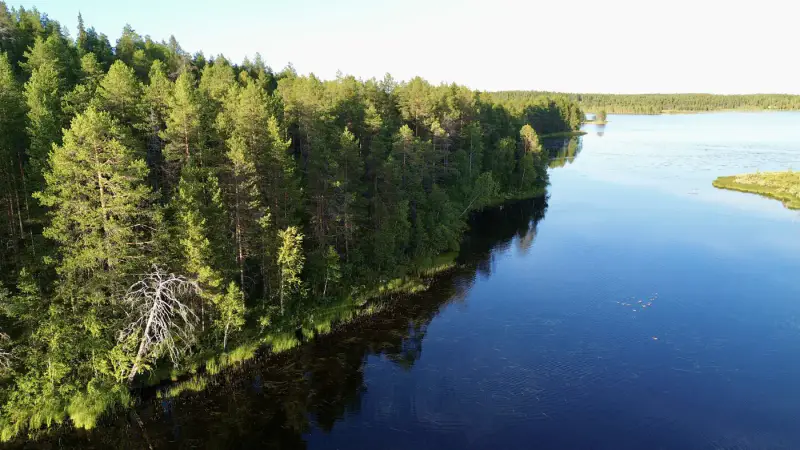 Terrain RM ~3,35 ha (~250 m rive), Ala-Juumajärvi — Juuma / Kuusamo — 6