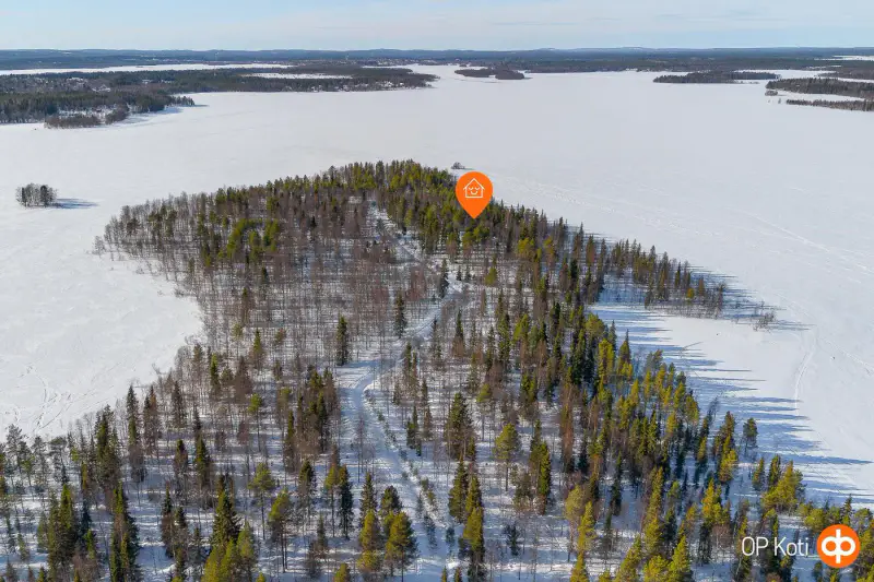 Terrains à bâtir en rive privée sur le Kuusamojärvi, lots d’environ 4 000 à 5 000 m² — Raivioniemi, Kuusamo — 1