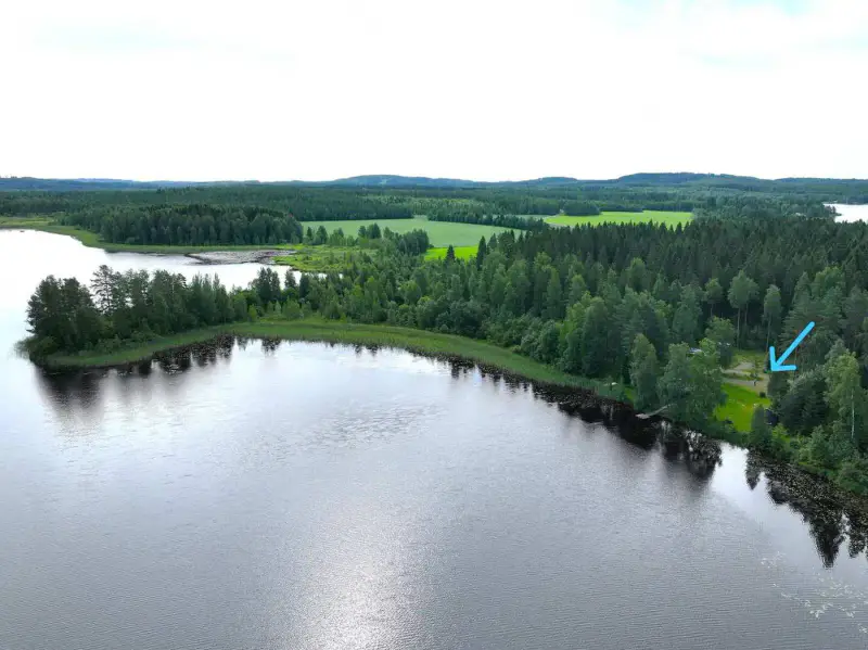 Hirsimökki 1970, ~40 m² + sauna + aitta, ~500 m rive privée Ala-Naarvanjärvi, 1,39 ha — Tölvä (Lapinlahti) — 9