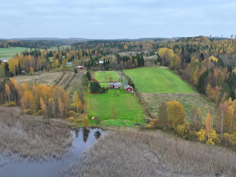 Maison ~72 m² (1976, rénovée 2013–16) + sauna, 5,9 ha et 275 m de rive sur l’Onkivesi — Karvasalmi / Lapinlahti — 3