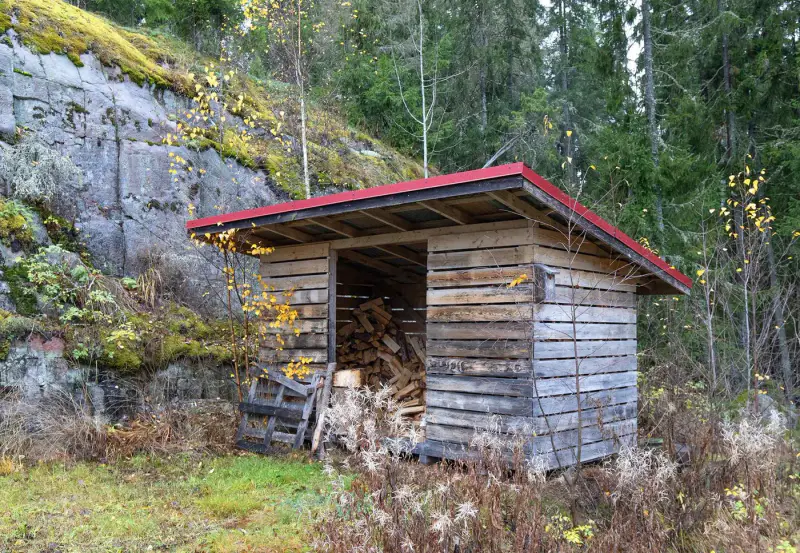 Mökki lamellihirsi ~55 m² (2010) + sauna, 5 660 m², Pukalus — Ylämaa / Lappeenranta — 16