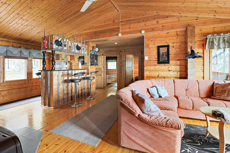 Mökki lamellihirsi ~55 m² (2010) + sauna, 5 660 m², Pukalus — Ylämaa / Lappeenranta — 6