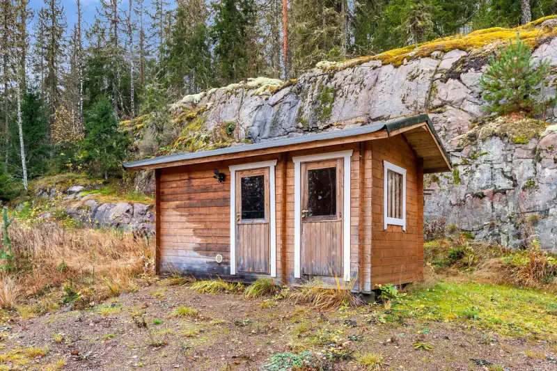 Mökki lamellihirsi ~55 m² (2010) + sauna, 5 660 m², Pukalus — Ylämaa / Lappeenranta — 15