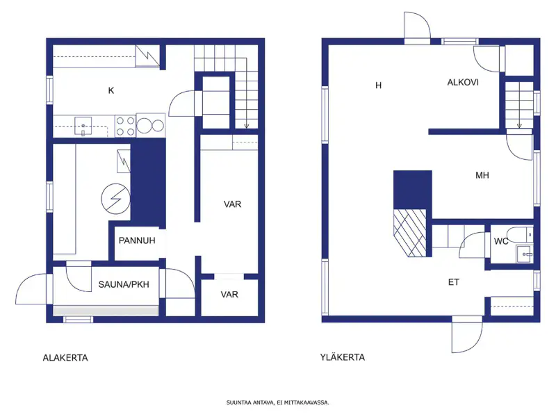 Mökki ~42 m² (1963) + sauna, 2 230 m², Sauvonselkä — Lempäälä / Vesilahti — 3