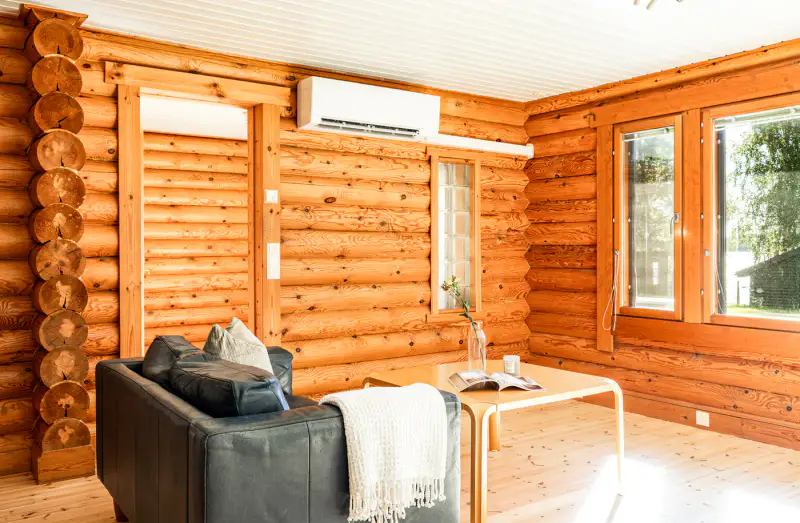 Grande maison rondins ~192 m² (1992) + rantasauna, rive Pyhäjärvi, 3 800 m² — Niemenpää / Lempäälä — 17