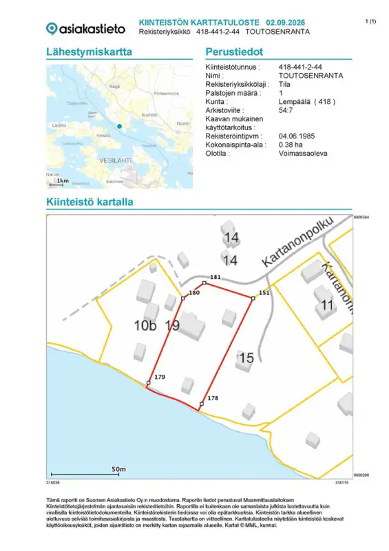 Grande maison rondins ~192 m² (1992) + rantasauna, rive Pyhäjärvi, 3 800 m² — Niemenpää / Lempäälä — 5