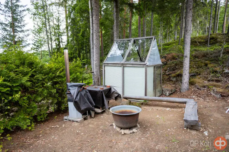 Mökki en rondins 30 m² (2009) + sauna, douche, WC, 6 300 m² sur le Heinäjärvi — Leppävirta — 18