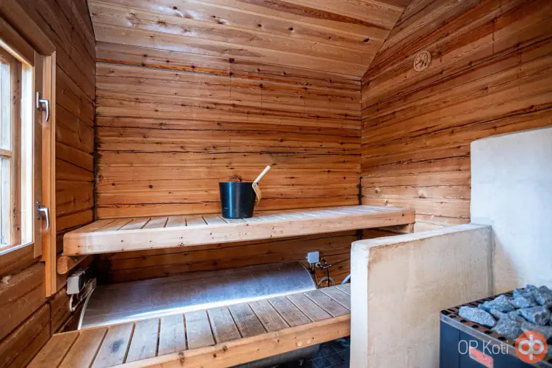 Mökki en rondins 30 m² (2009) + sauna, douche, WC, 6 300 m² sur le Heinäjärvi — Leppävirta — 10