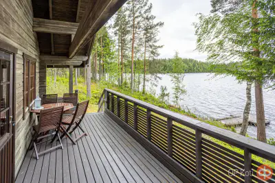 Mökki en rondins 30 m² (2009) + sauna, douche, WC, 6 300 m² sur le Heinäjärvi — Leppävirta — 1