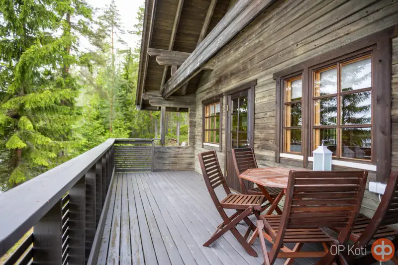 Mökki en rondins 30 m² (2009) + sauna, douche, WC, 6 300 m² sur le Heinäjärvi — Leppävirta — 13