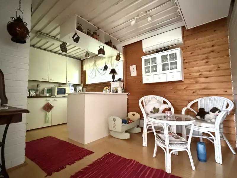 Mökki ~33 m² + rantasauna 2010, rive sud Häyryjärvi, 3 650 m² — Sorsakoski — 9