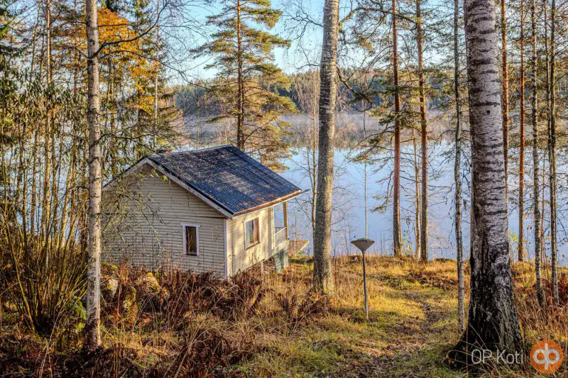 Maison 1991 de 205 m² à la géothermie, 8 668 m² avec rive privée sur l’Unnukka — Leppävirta — 8