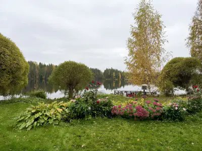 Maison (119 m², 4 chambres, sauna) avec 34 m de rive privée sur le Haiseva, 1 700 m² — Timola, Leppävirta — 1