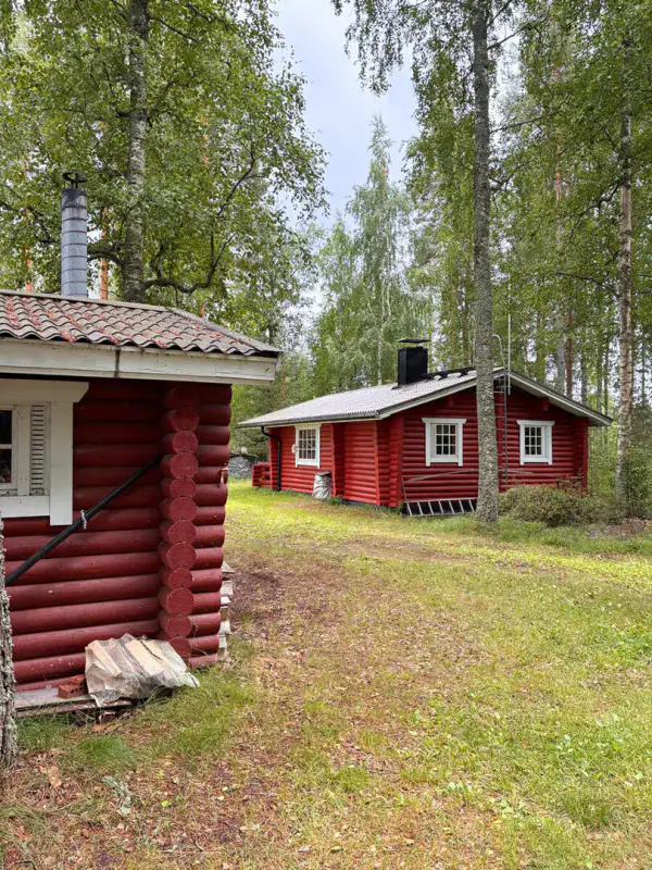 Mökki ~38 m² + lot constructible voisin, rive Lestijärvi, 4 704 m² — Niemi — 18