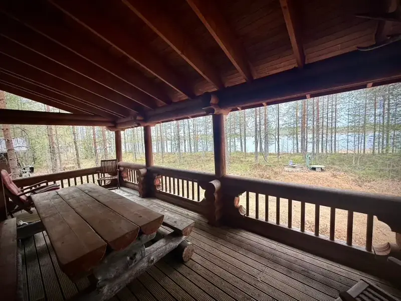 Hirsimökki ~41 m² (2007), 1,325 ha, Iso-Pyörönen — Vieki / Lieksa — 3