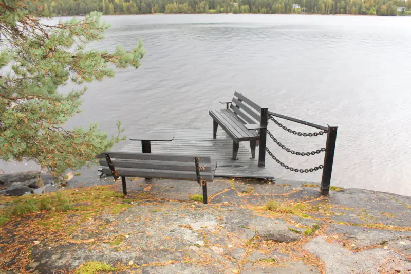 Mökki ~25 m² (1975) + sauna extérieure, 2 626 m², rive lacustre — Lieksa — 14