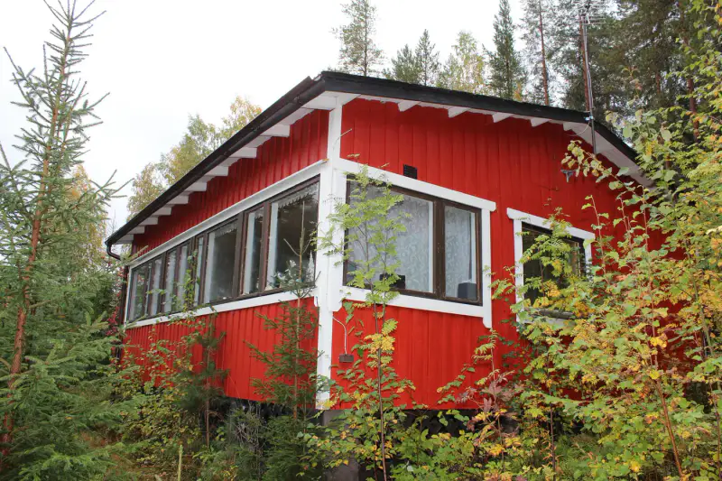 Mökki ~25 m² (1975) + sauna extérieure, 2 626 m², rive lacustre — Lieksa — 4