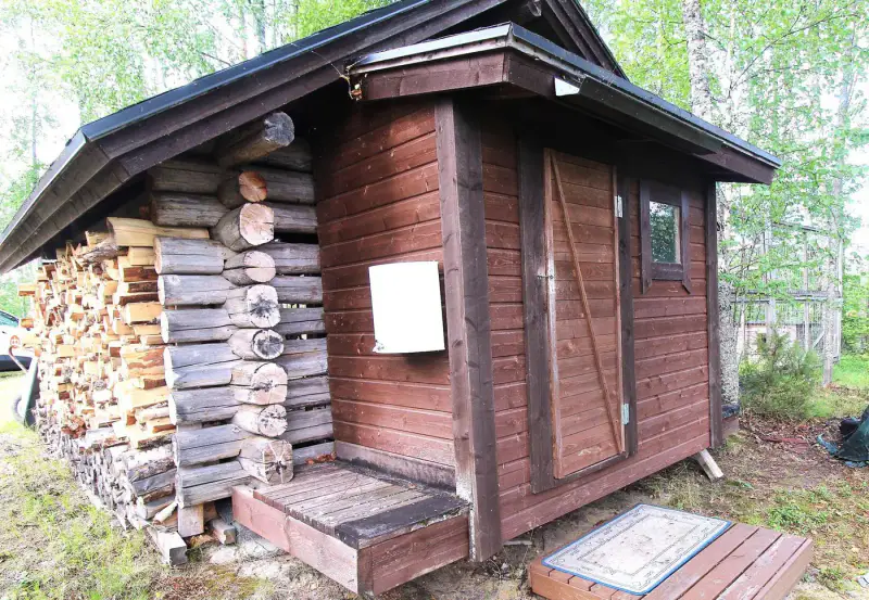 Chalet en rondins ~27 m² (1999) + sauna et bain nordique, 4,95 ha entre Lieksanjoki et lampi — Maurunniemi / Lieksa — 11