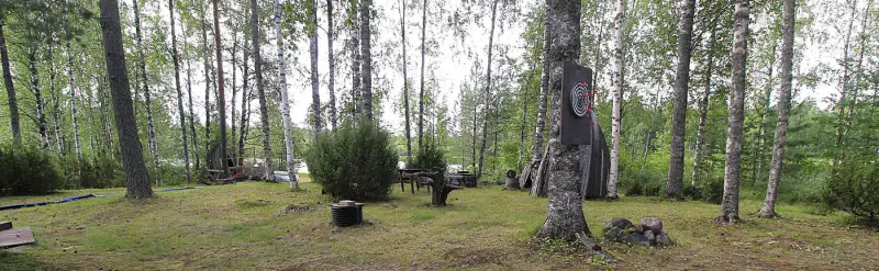 Chalet en rondins ~27 m² (1999) + sauna et bain nordique, 4,95 ha entre Lieksanjoki et lampi — Maurunniemi / Lieksa — 19