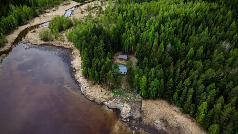 Maison ~75,5 m² (2003) + sauna, 5 190 m² (~138 m rive), Pielinen — Murtoranta / Lieksa — 17