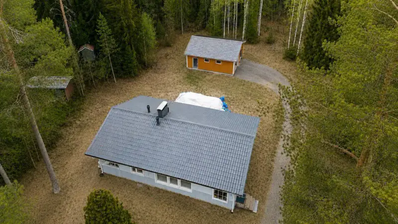 Maison ~75,5 m² (2003) + sauna, 5 190 m² (~138 m rive), Pielinen — Murtoranta / Lieksa — 5