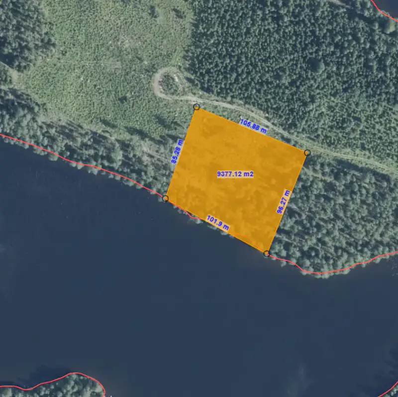 Terrain rive Suurijärvi ~9 377 m² — Liperi — 8
