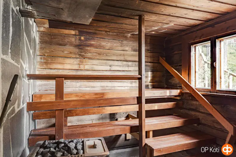 Chalet bi-logement ~135 m² (1956+) + rantasauna, 4 130 m² et rive ouest — Enäjärvi / Karjalohja — 9