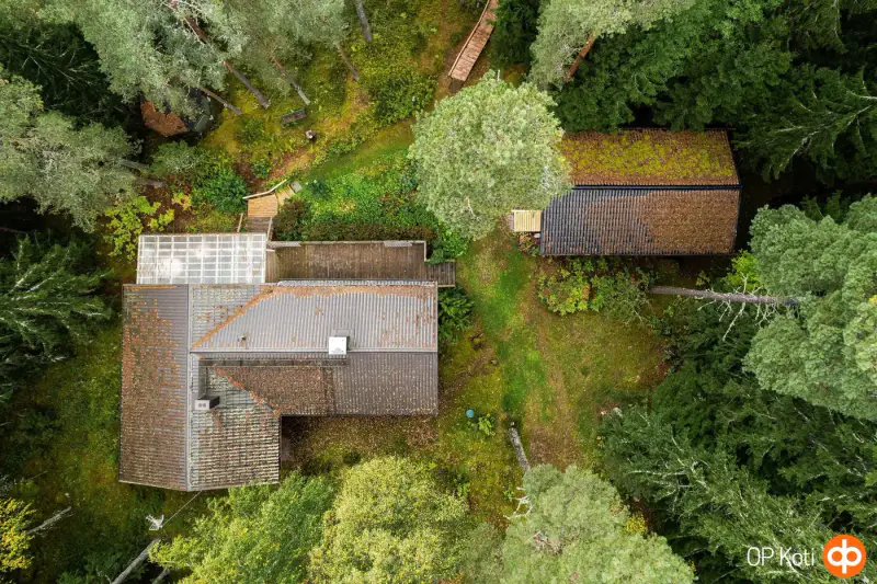 Chalet bi-logement ~135 m² (1956+) + rantasauna, 4 130 m² et rive ouest — Enäjärvi / Karjalohja — 11