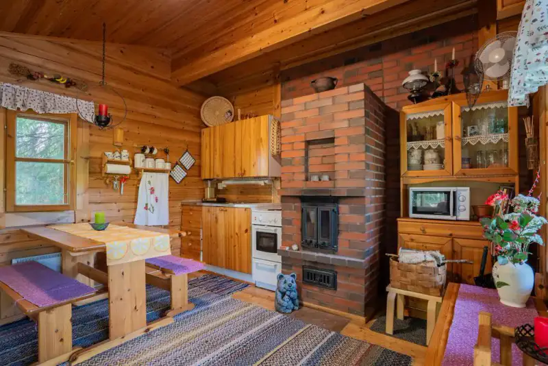 Saunamökki Honka ~25 m², rive Myllyjärvi, 3 500 m² en location — Vojakkala / Loppi — 6