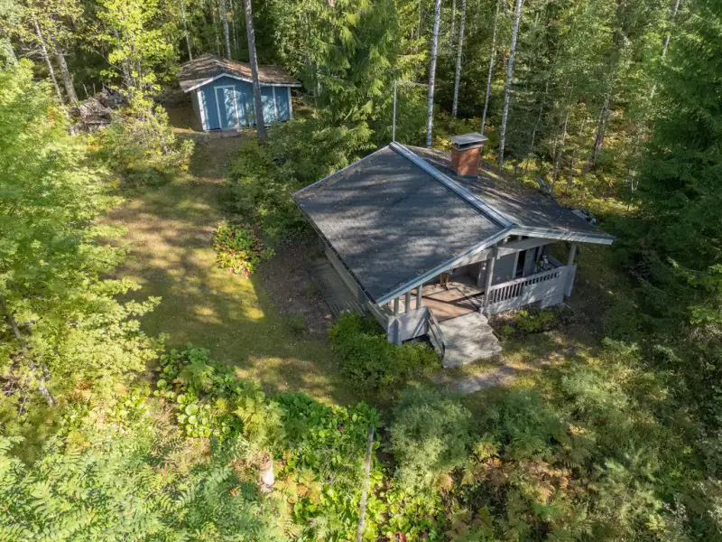 Saunamökki Honka ~25 m², rive Myllyjärvi, 3 500 m² en location — Vojakkala / Loppi — 12