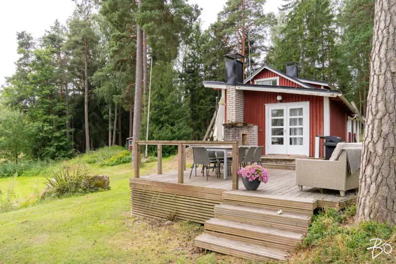 Chalet rouge avec sauna de rive à Sarvilahti (Loviisa) — 16