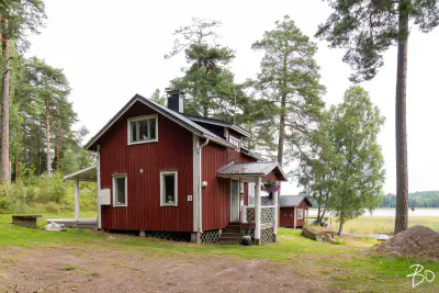 Chalet rouge avec sauna de rive à Sarvilahti (Loviisa) — 1