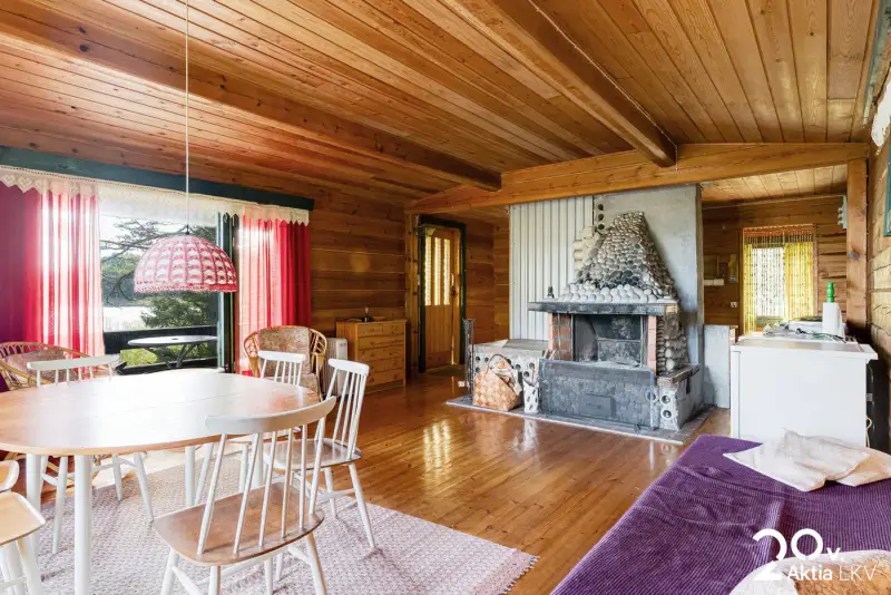 Mökki lamellihirsi ~50 m² (1972) + sauna, 5 000 m² (määräala), mer — Våtskär / Loviisa — 8