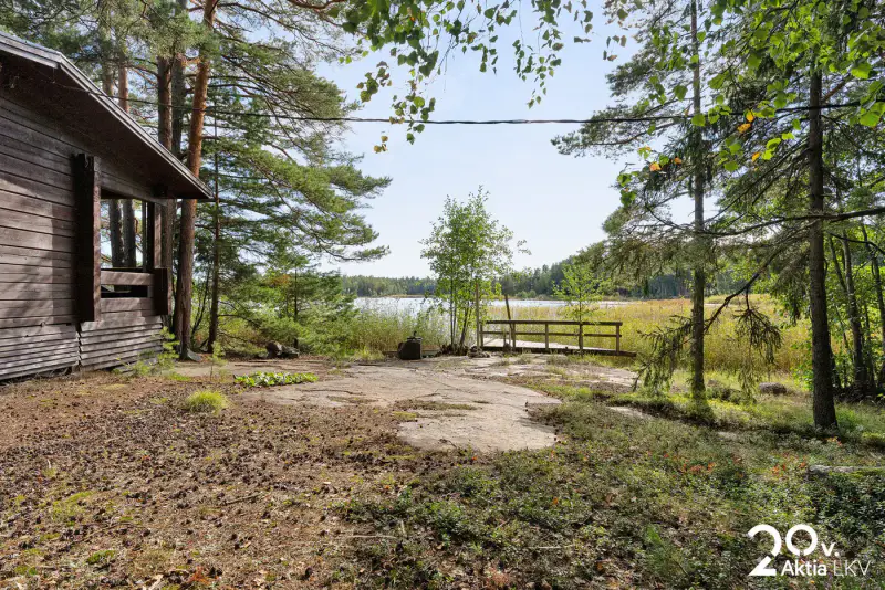 Mökki lamellihirsi ~50 m² (1972) + sauna, 5 000 m² (määräala), mer — Våtskär / Loviisa — 15