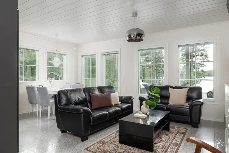 Huvila 2014, 63 m² + rantasauna + aitta, Päijänne, 1,07 ha — Luhanka — 4