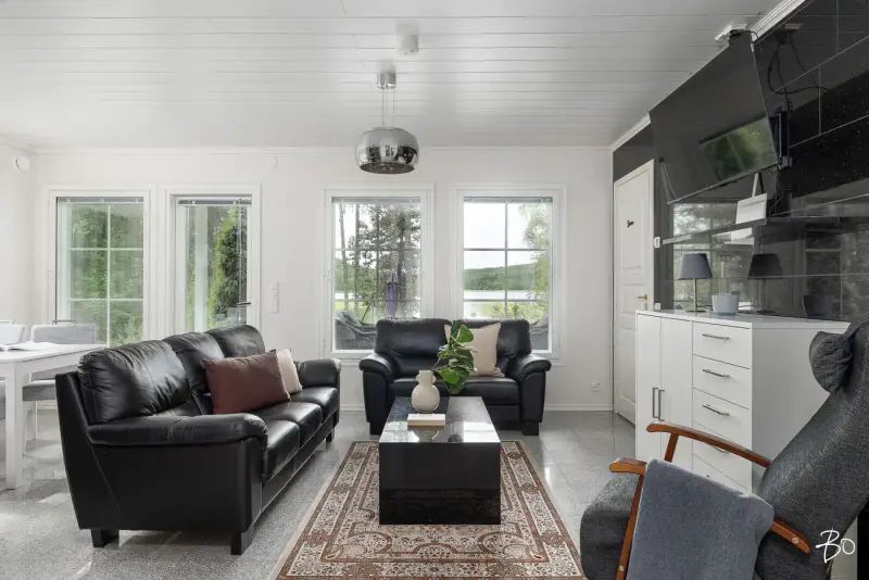 Huvila 2014, 63 m² + rantasauna + aitta, Päijänne, 1,07 ha — Luhanka — 3