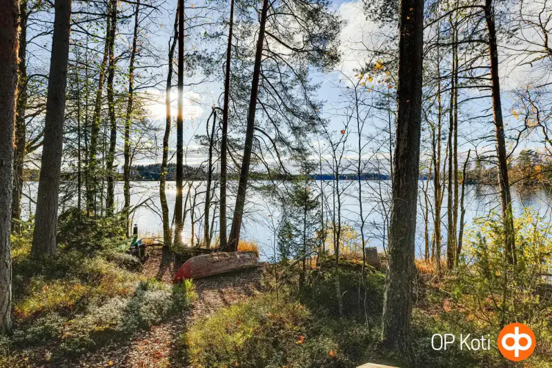 Mökki ~30 m² (1972) + sauna de rive, 2 525 m² et rive ouest — Vainosenjärvi / Kannuskoski — 4