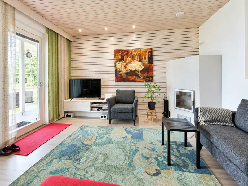 Maison de loisirs 120 m² (2011) avec piscine intérieure + sauna de rive, plage de sable et ponton sur le Pyhävesi, 2 470 m² — Pyhäkoski / Mäntyharju — 10