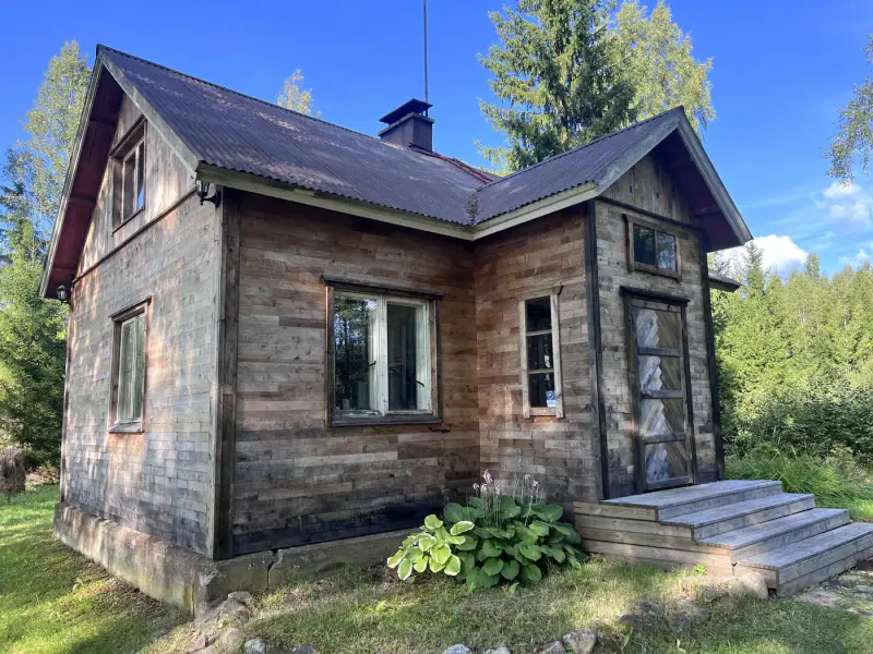 Mökki bois 45 m² (1951) + savusauna, Hietajärvi, ~4,8 ha — Pertunmaa / Mäntyharju — 3