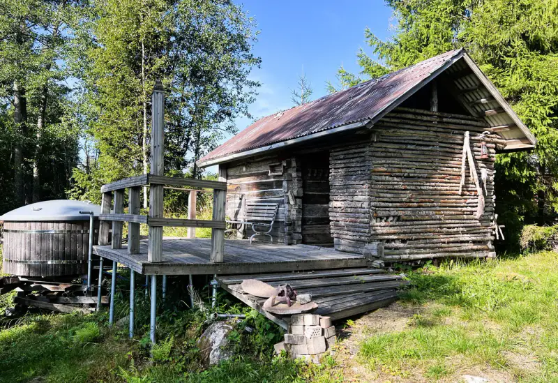 Mökki bois 45 m² (1951) + savusauna, Hietajärvi, ~4,8 ha — Pertunmaa / Mäntyharju — 12