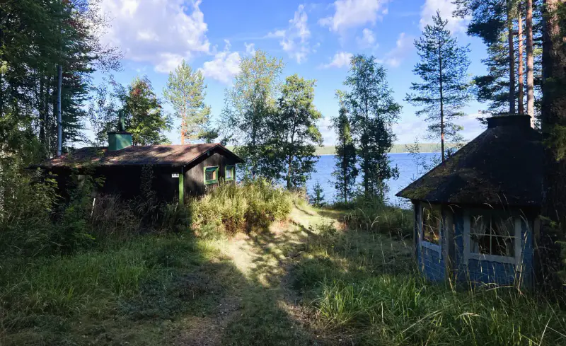 Mökki ~28 m² (1967) + puusauna, Peruvesi, 6 450 m² — Pertunmaa / Mäntyharju — 9