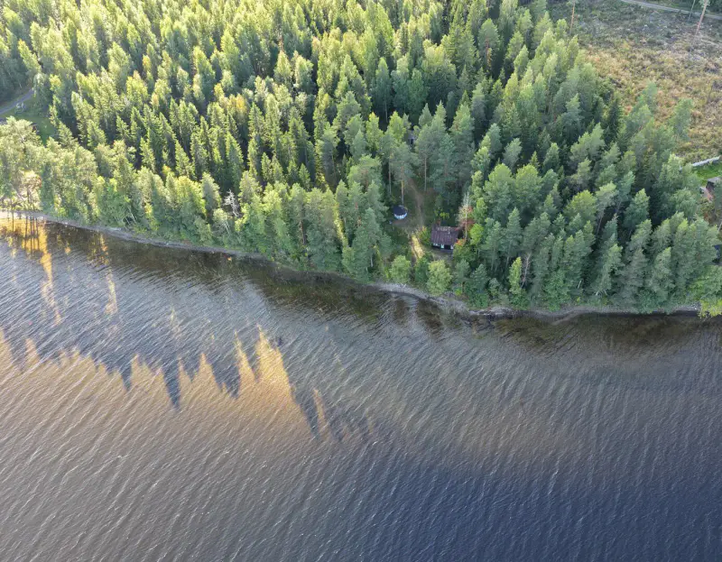 Mökki ~28 m² (1967) + puusauna, Peruvesi, 6 450 m² — Pertunmaa / Mäntyharju — 1