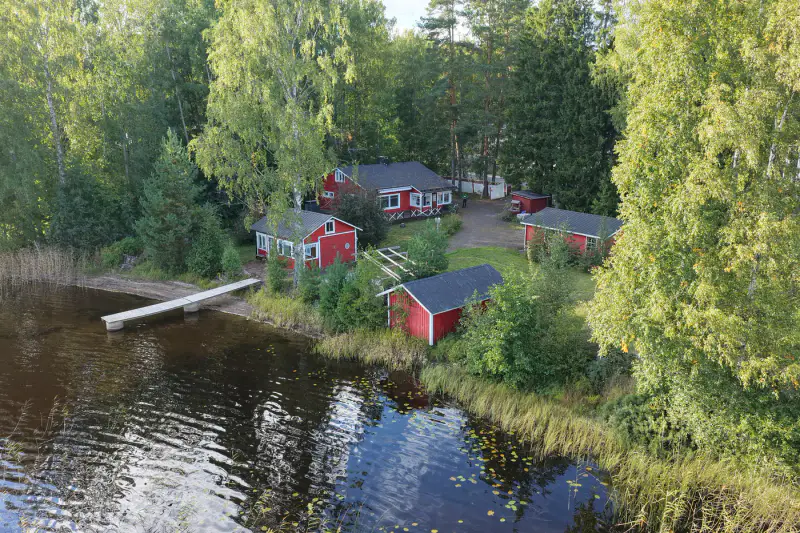 Mökki ~110 m² + 2 rantasaunas, rive sable Pyhävesi, 3 015 m² — Mäntyharju — 1