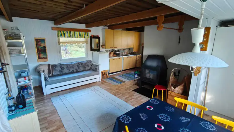 Mökki ~45 m² (1973) + sauna en rondins 1998, 6 800 m² et 125 m de rive sur le Lylys — Joutsjärvi / Mäntyharju — 18