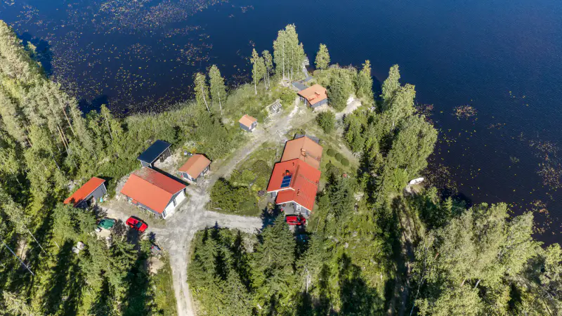 Maison en rondins ~73 m² (2000, agrandie 2011) + rantasauna et garage, 2,72 ha et rive privée Etelä-Tervajärvi — Toivola / Mäntyharju — 15